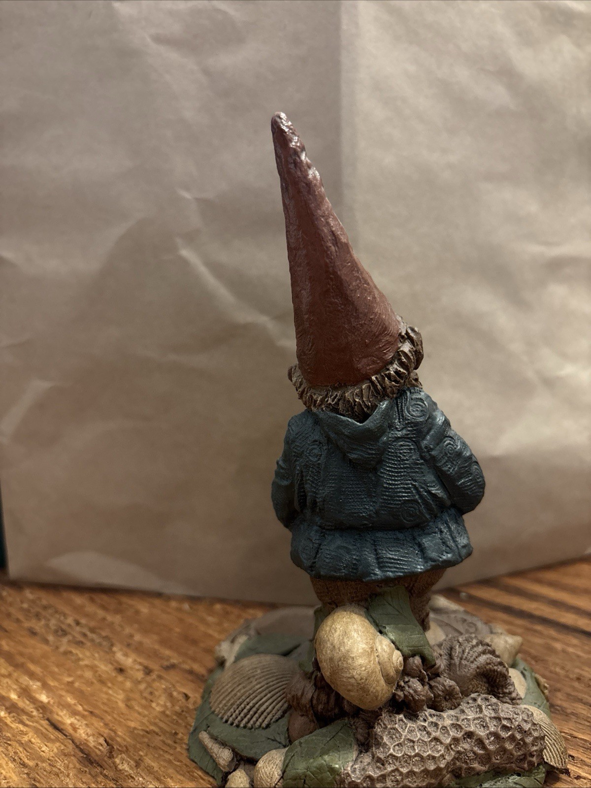 Tom Clark Vintage 1984 Sculpture Gnome Figurine — Giovanni w/ Seashells