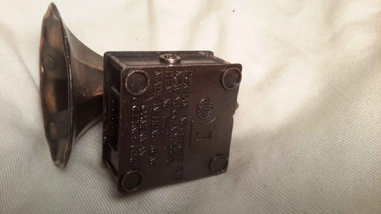 Durham Industries, Inc. Bronze Miniatures Victrola American Greetings Corp