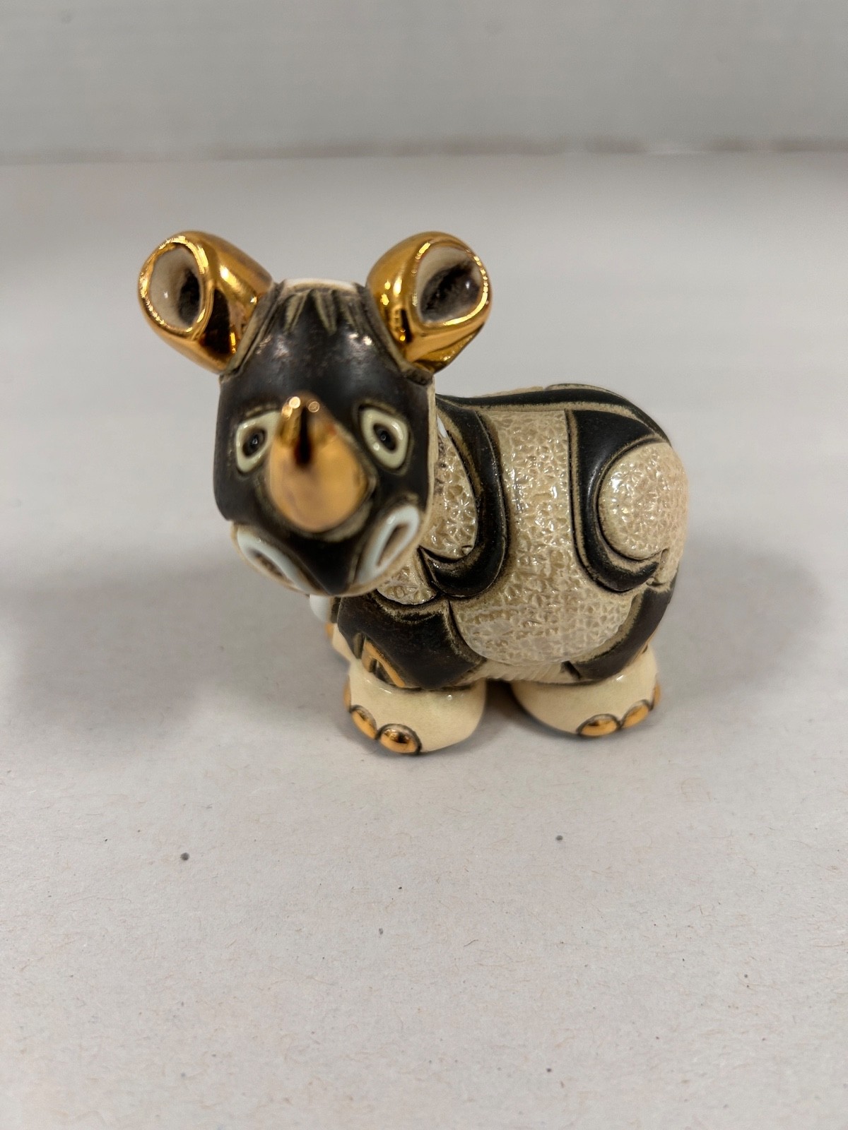 De Rosa Rinconada Rinca Babies Rhinoceros Figurine