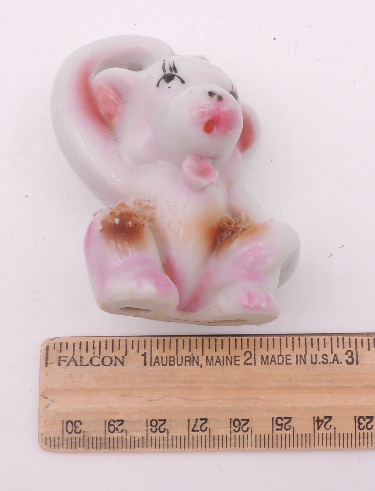 Vintage 50’s Spaghetti Monkey Japan Kitschy Porcelain Figurine CUTE! Collectable