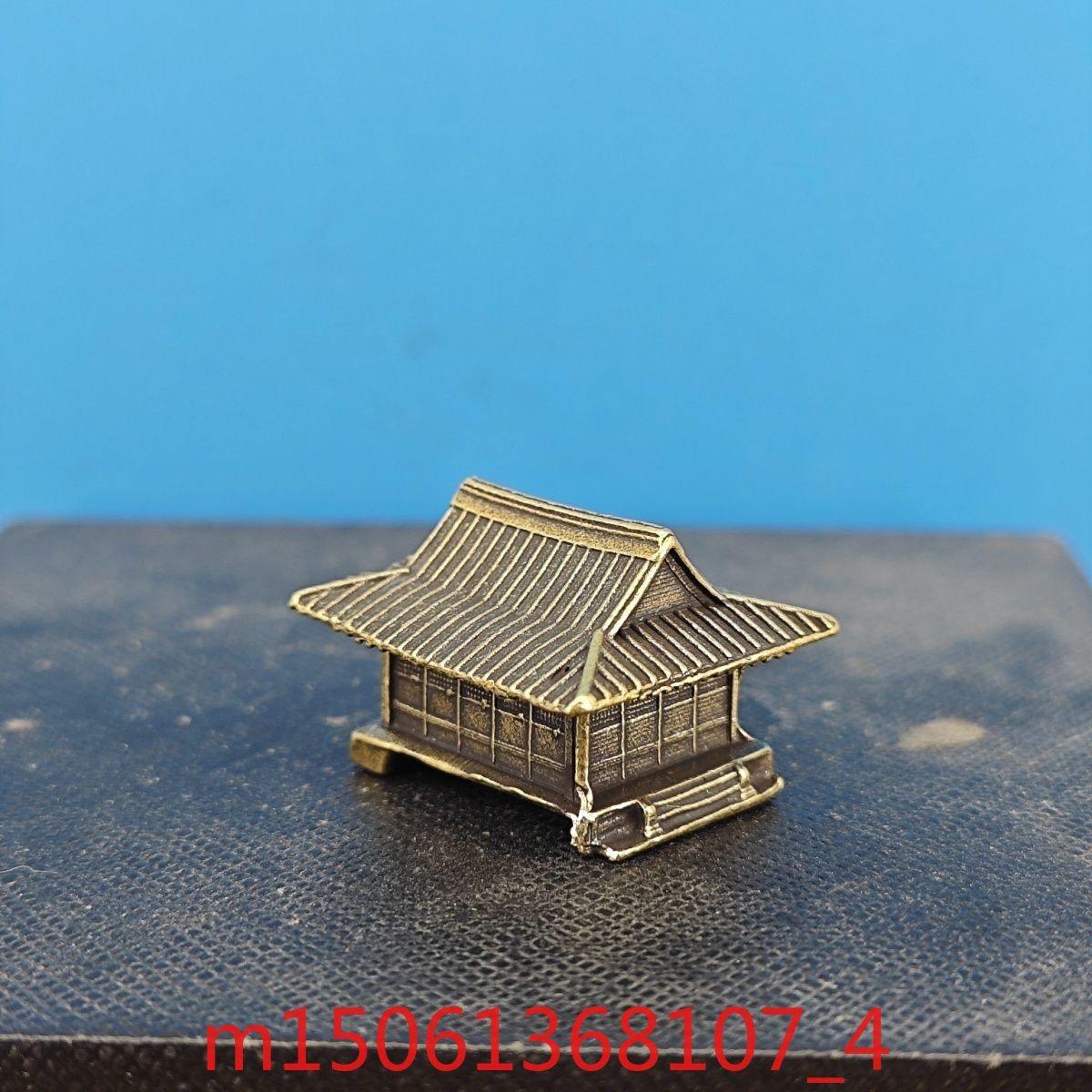 Brass Chinese Style Ancient Architecture Study Model Landscape DIY