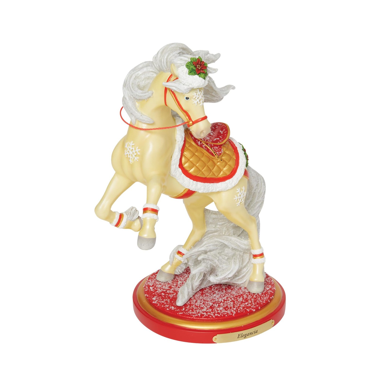 The Trail of Painted Ponies Christmas Elegancia Figurine, 10.3 Inch, Multicolor