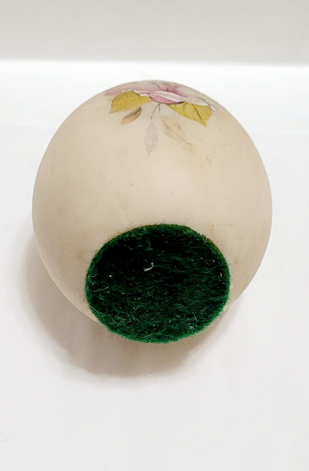 Decorative Egg Floral Painted Porcelain Ceramic Flower Collectable Figurine