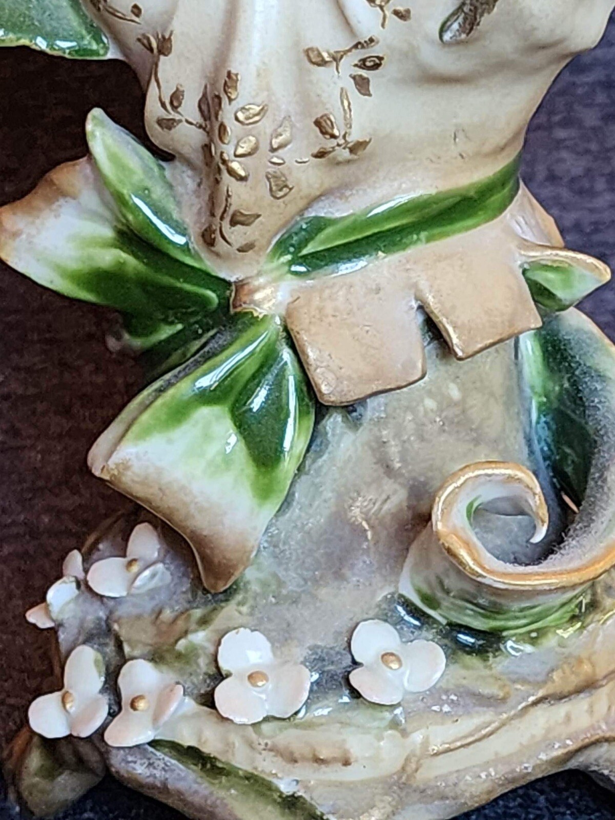 Antique 1900s Statue Porcelain Bust Girl Signed Austria Ernst Wahliss Figurine