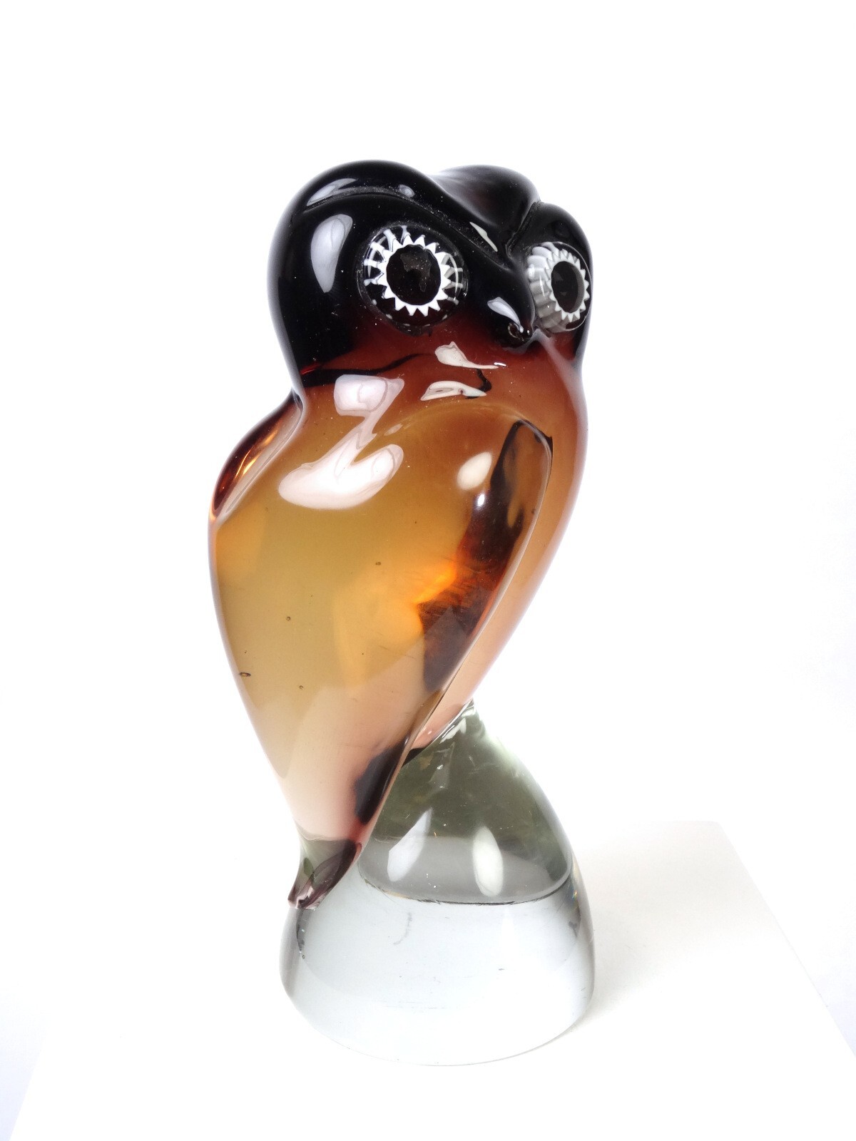 SALVIATI MURANO GLASS OWL SCULPURE (Ref 2926)