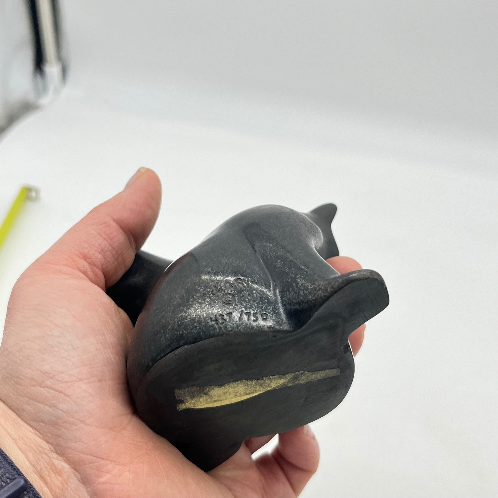 Ryan 1991 Limited Edition Bronze Bears Sculpture Figurine 437/750 Minimalist