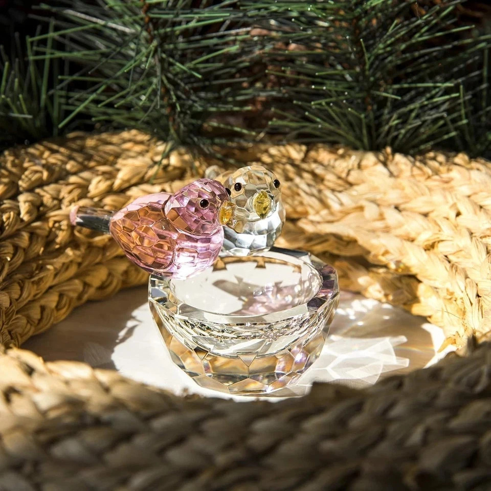 NEW Crystal 2024 Crystal Bird Figurine Collectible Art Glass Home Deco