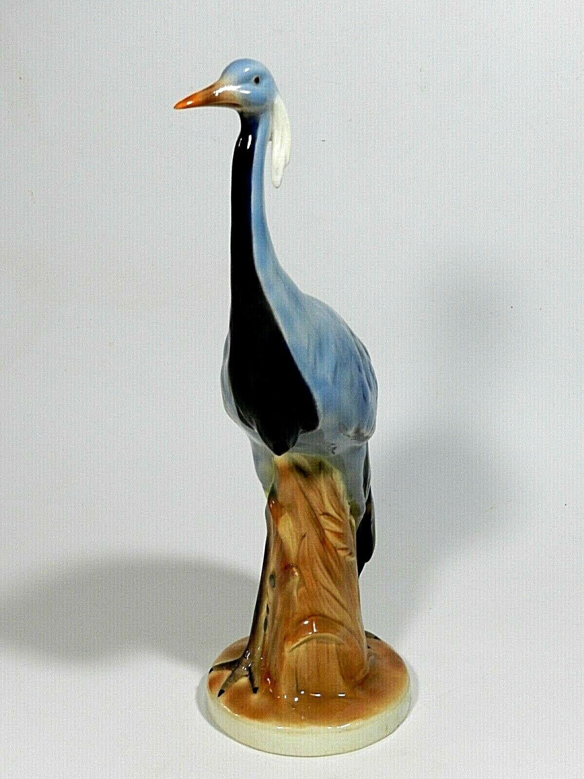 Germany Karl Ens Style Sitzendorf Dresden Porcelain Heron