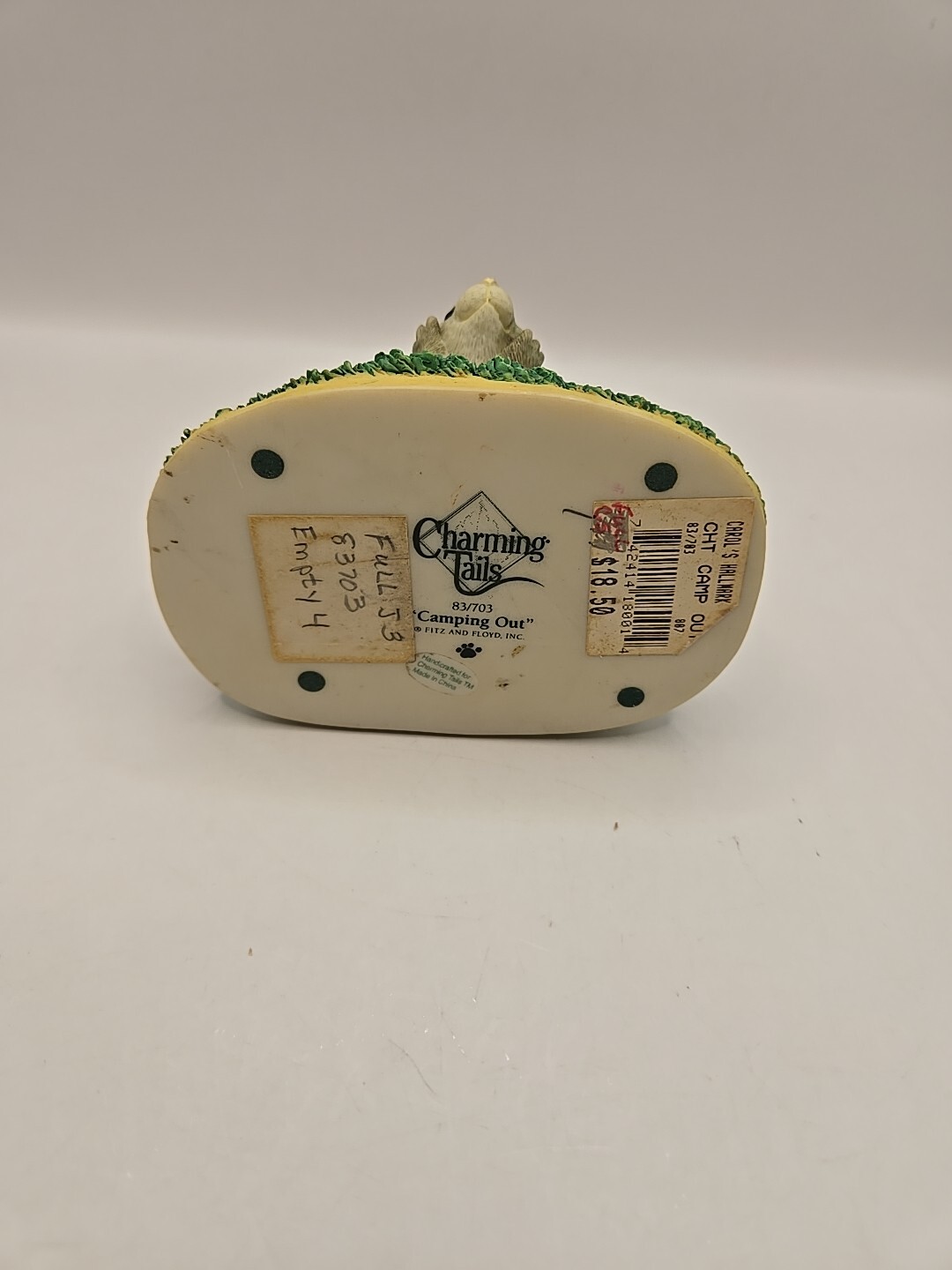 Fitz & Floyd – Charming Tails – “Camping Out” – USED, Great Condition