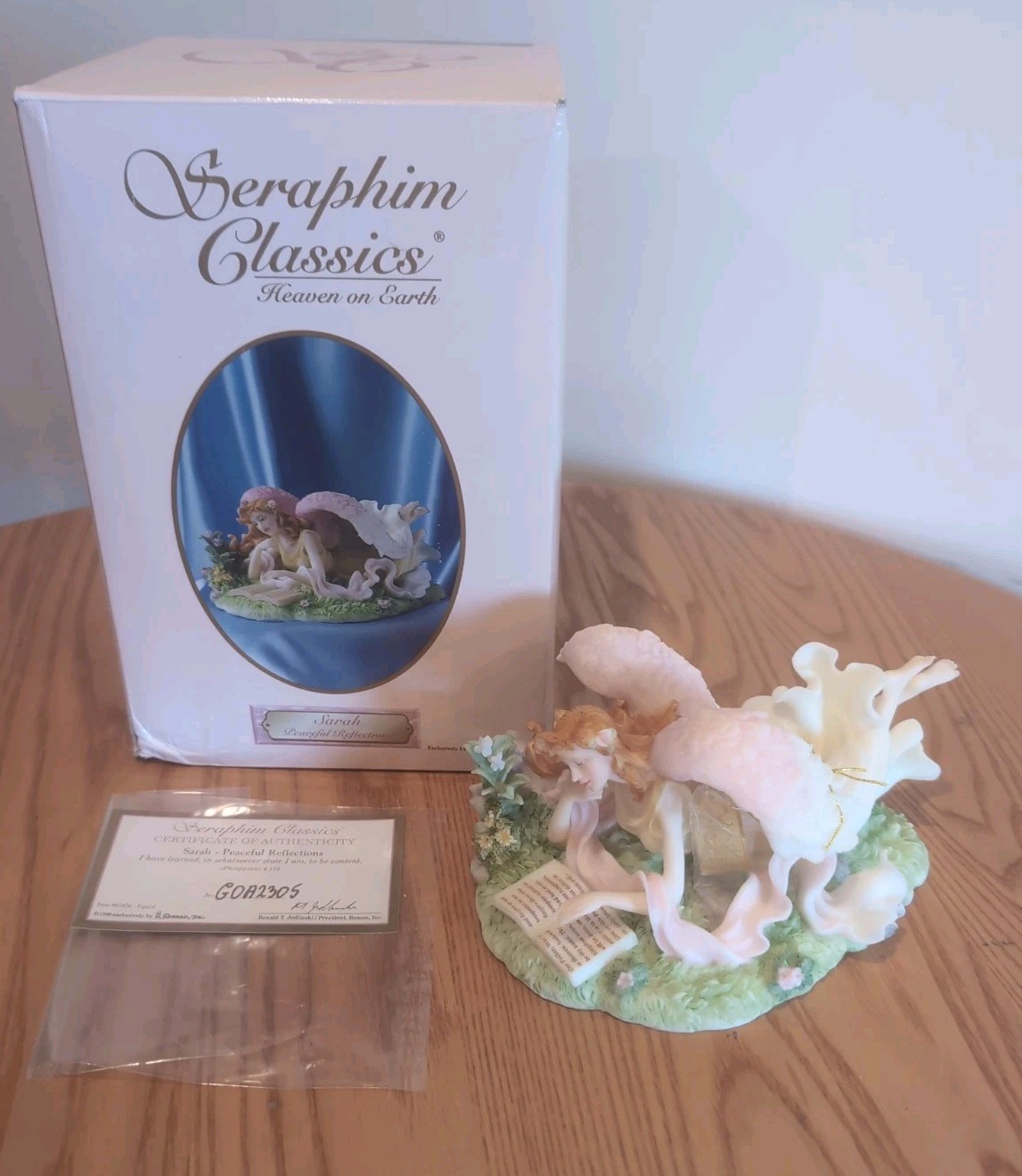 Angel Seraphim Classics Heaven On Earth SARAH Peaceful Reflections 81826 w box