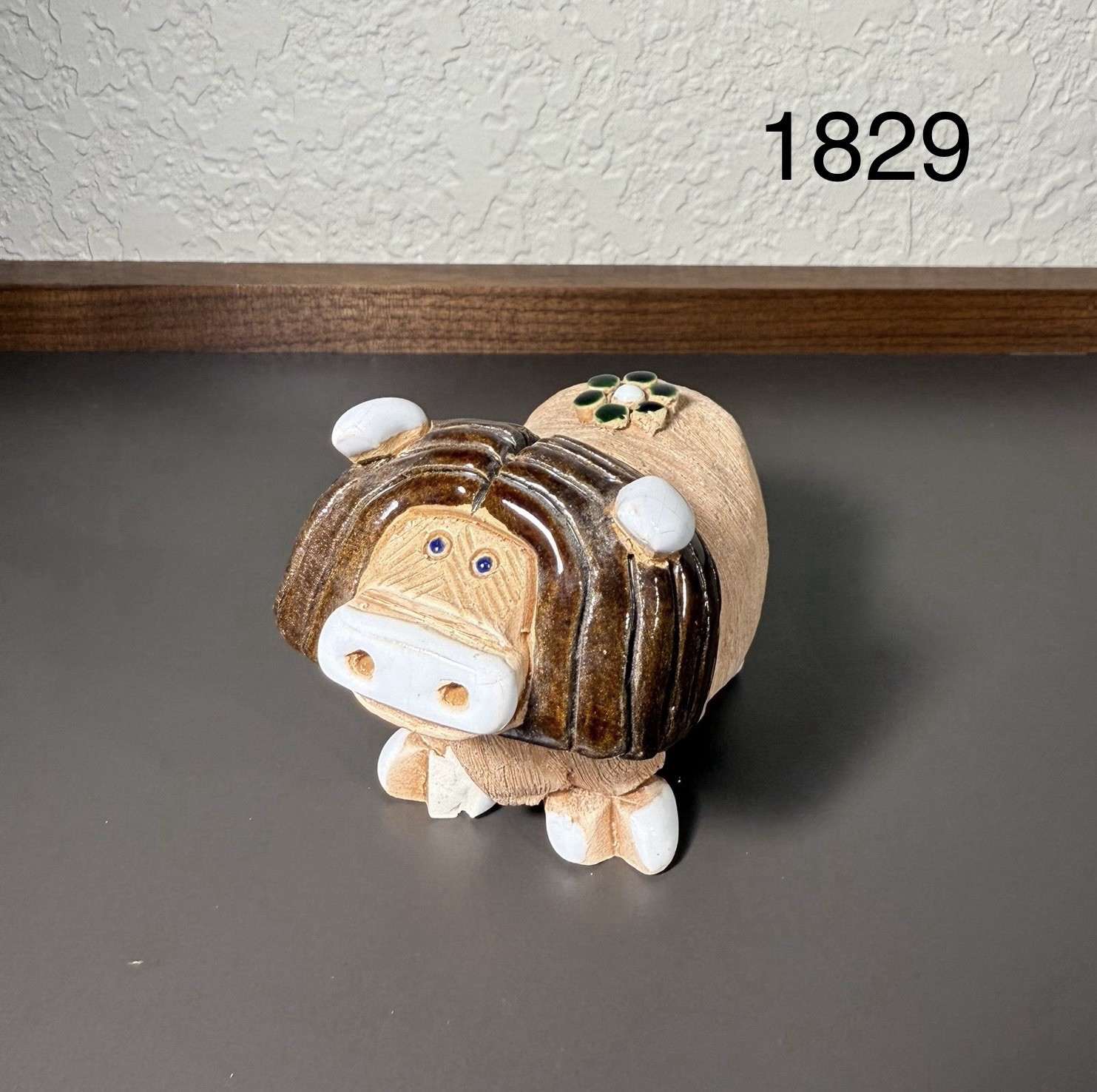 Retired Artesania Rinconada OX/YAK/BULL Clay Figurine from Uruguay…SIGNED
