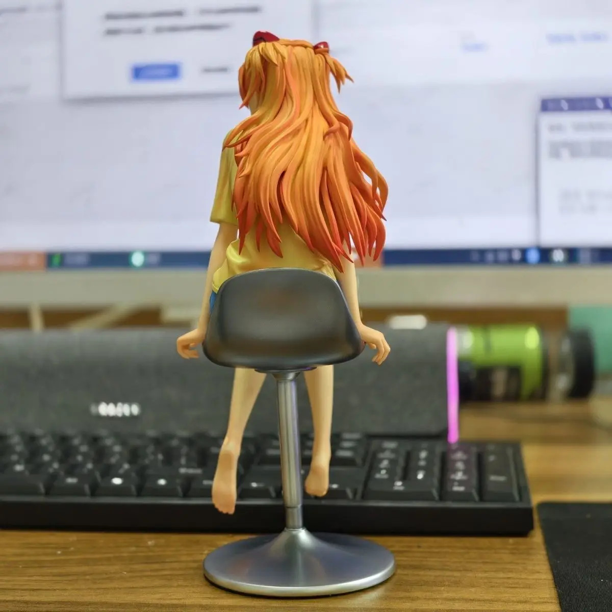 Neon Genesis Evangelion Action Figure 25cm Asuka Langley Statue Manga Anime Toys