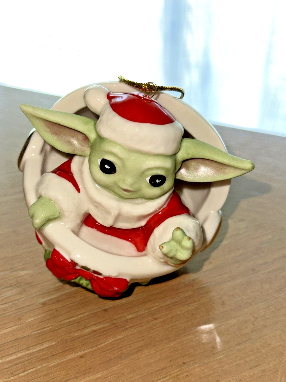 Lenox Disney Star Wars Baby Yoda Grogu Hover Pram Mandalorian Ornament