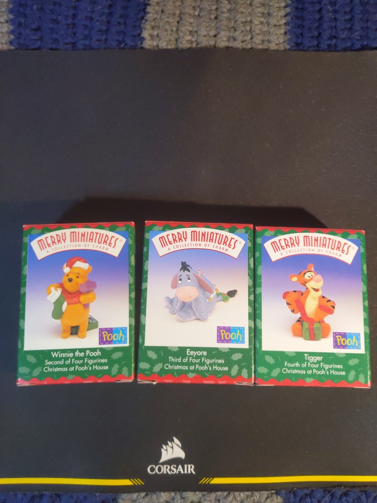 Hallmark Merry Miniature 1999 Complete Set WINNIE the POOH Tigger Piglet Eeyore