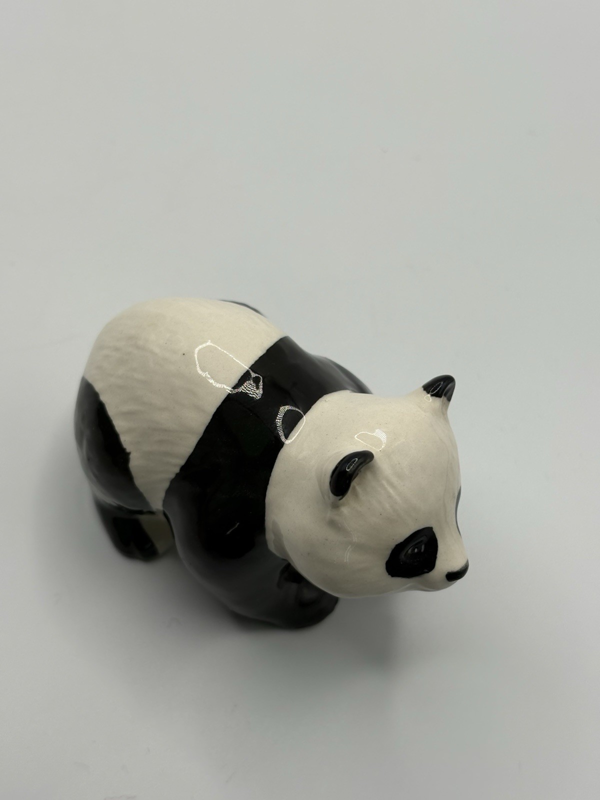 Vintage Beswick England Curious Baby Panda Bear Porcelain Figurine Marked 2.5”