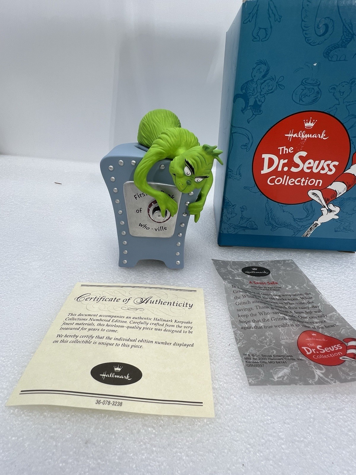 Hallmark Dr. Seuss “A Seuss Safe” Figurine In Box