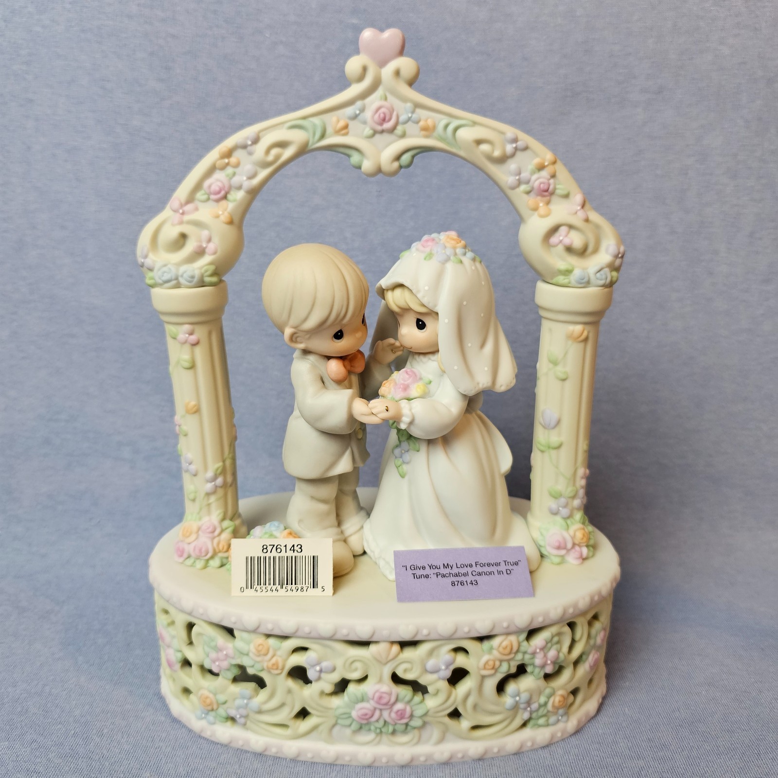 Precious Moments I Give You My Love Forever True Music Bride & Groom 876143 *SEE
