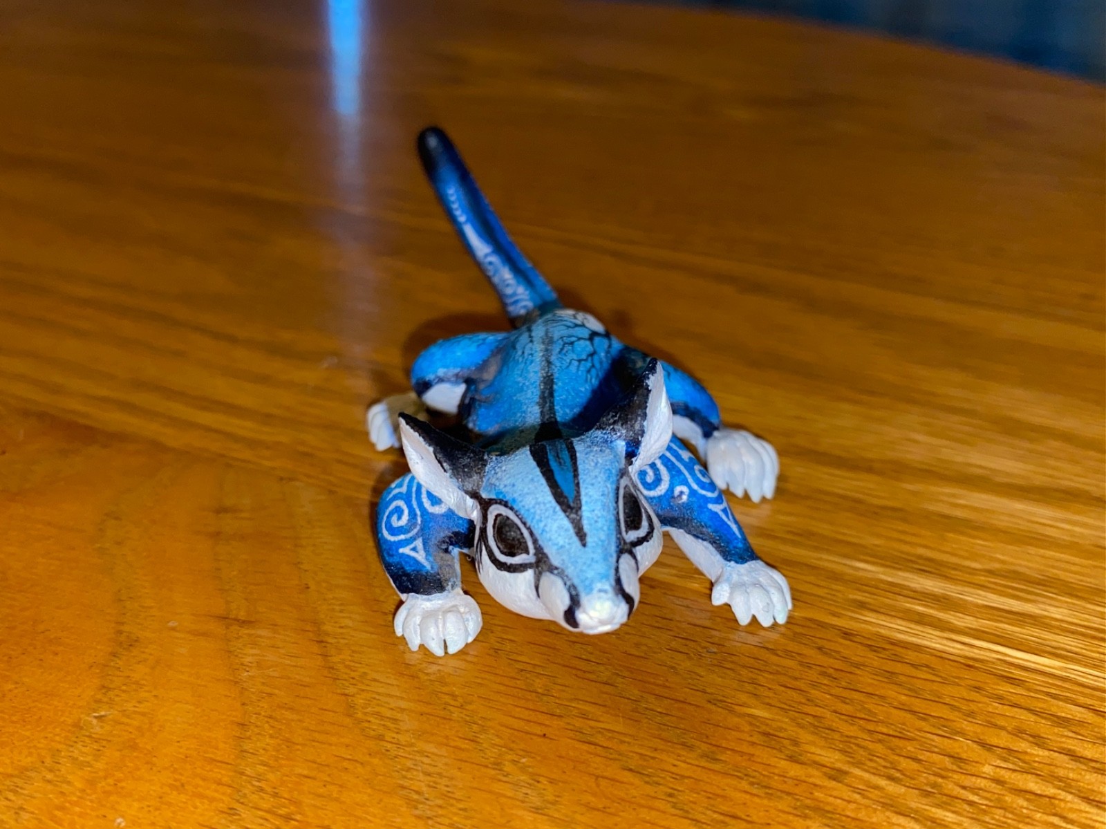 Demiurgus Dreams Hand Sculpted Moonlight Flying Squirrel Figurine