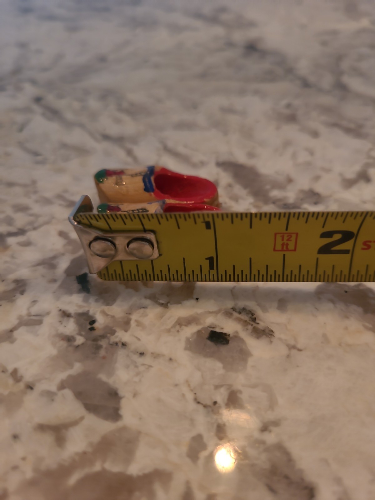 Small Vintage Wooden Dutch Doll Shoes Clogs Made In Holland 1 Inch Souvenier