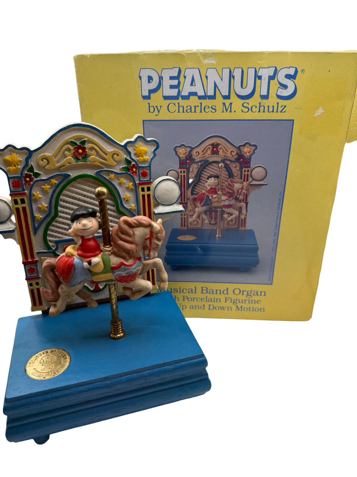 1965 Schulz Willitts Carousel Waltz Musical Peanuts Vintage Lucy