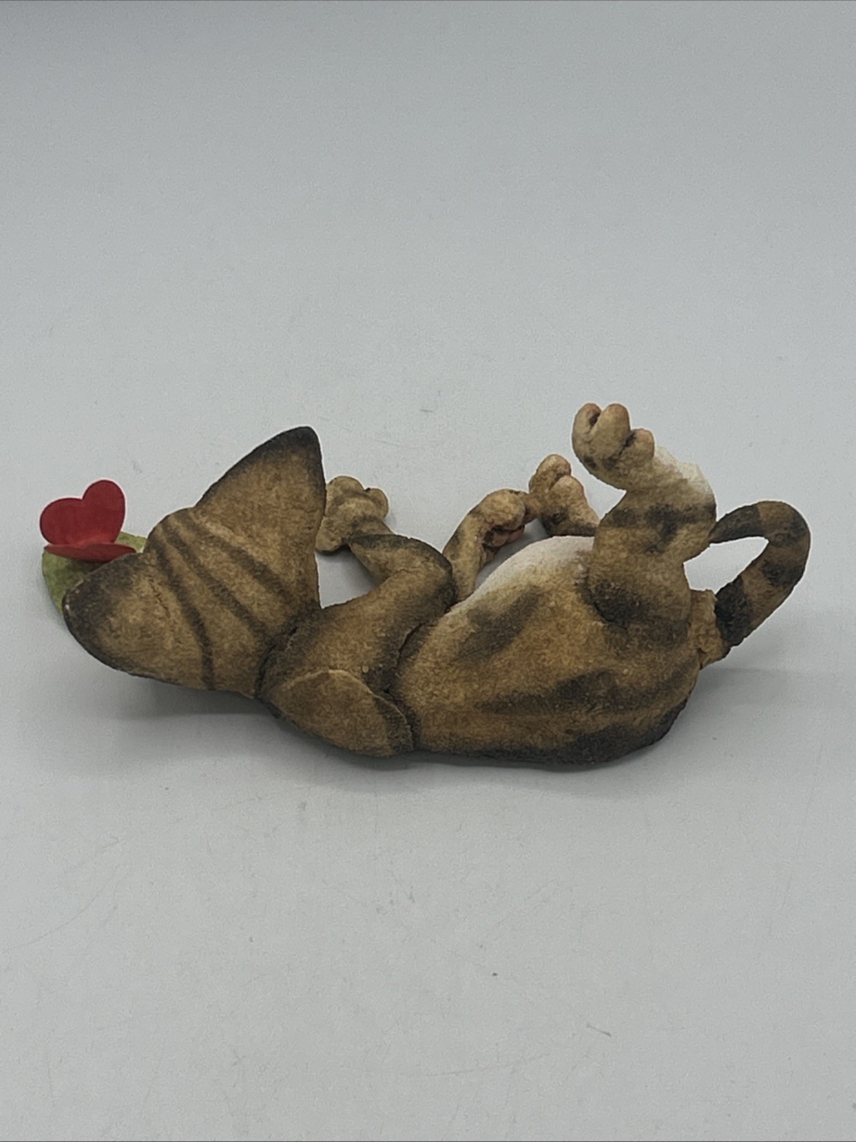 Vtg Country Artists A breed Apart Flicker Cat With Butterfly Figurine England