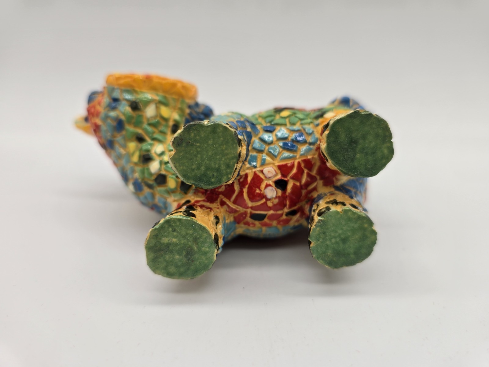 Mosaic Animal Cow Bull Multi-colored Barcino Style