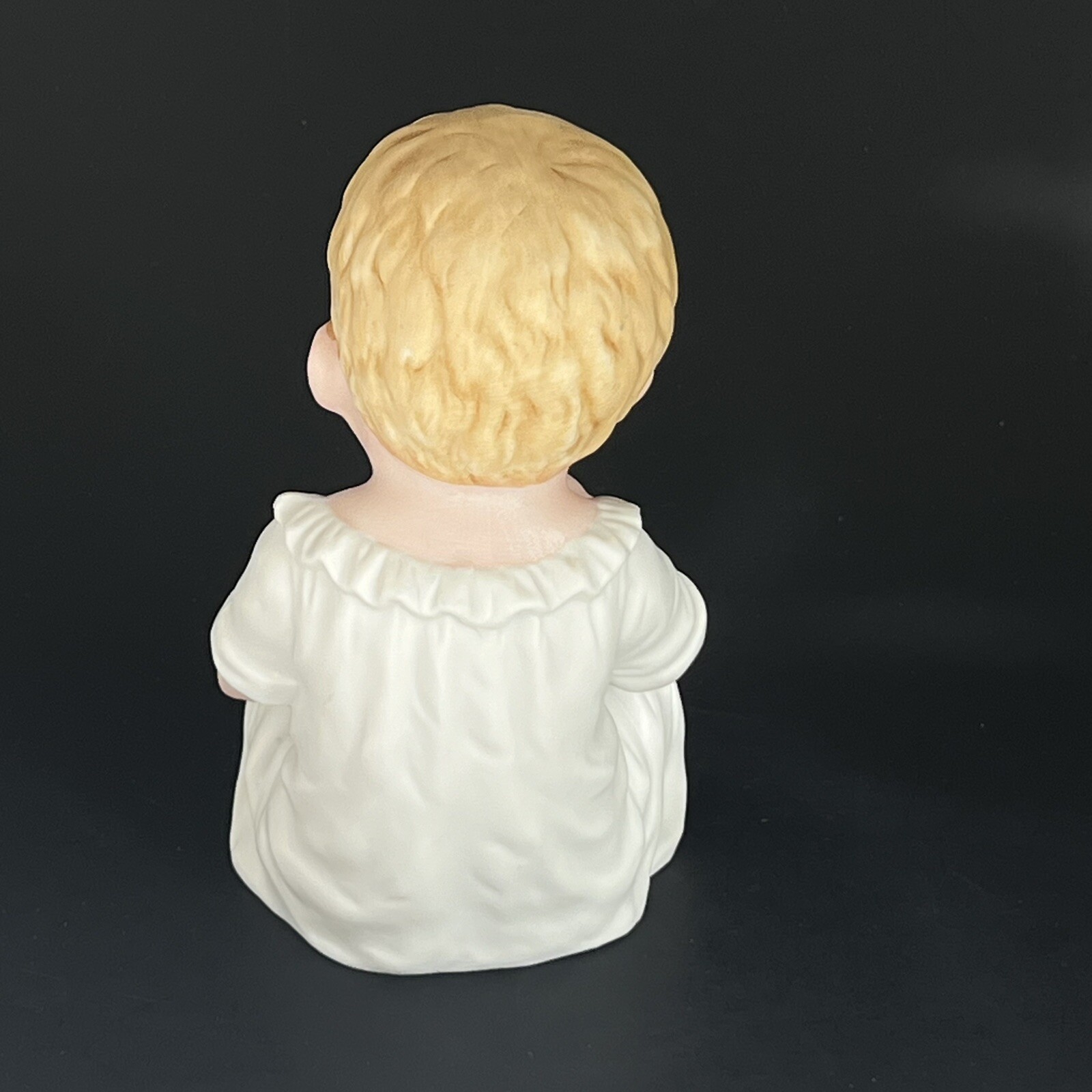 Vintage ANDREA by SADEK Find Bisque Piano Baby Playful Whimsical 6 Inches Tall