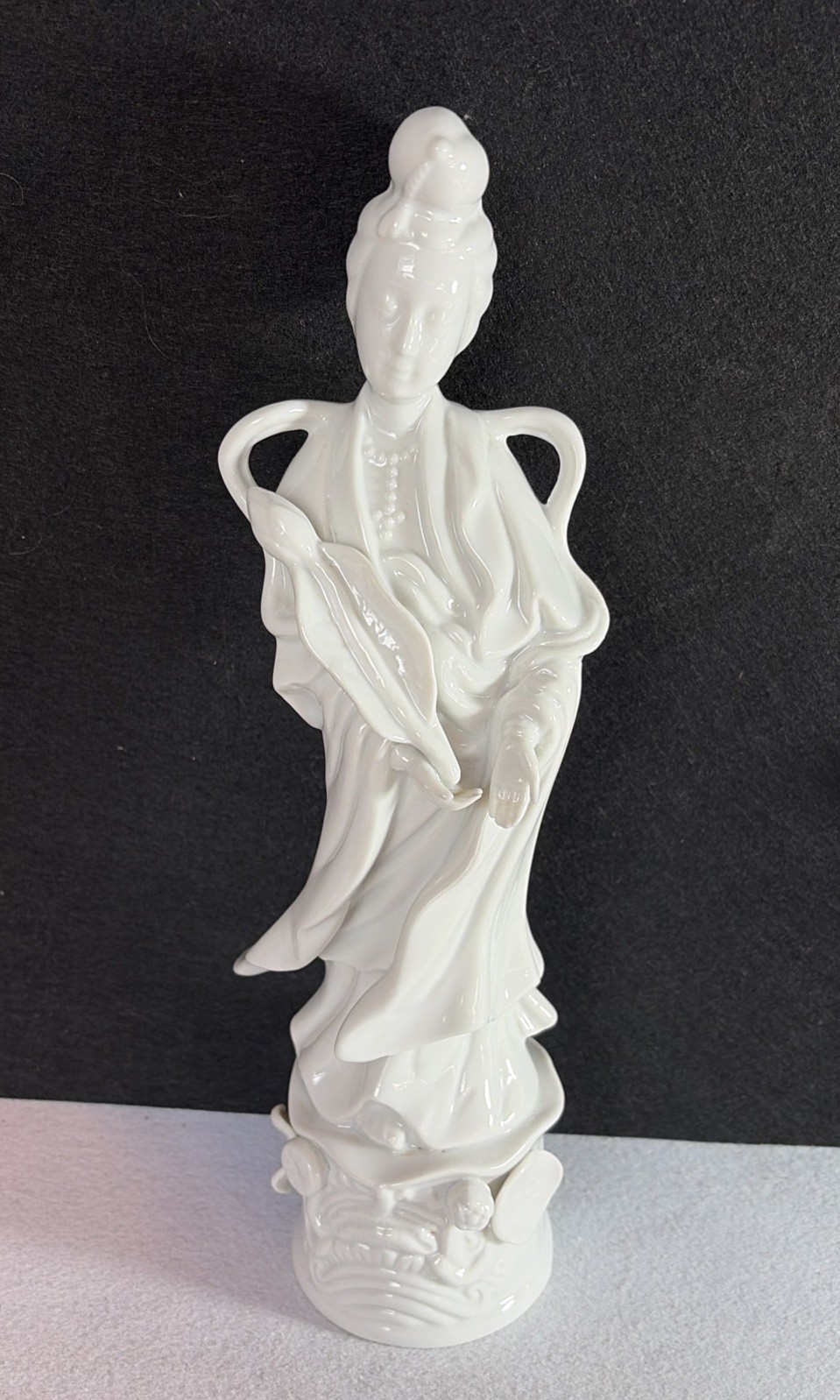 HOMCO Asian Woman PORCELAIN FIGURINE #1426 GUAN YIN, Mother of Mercy” 12″ Tall