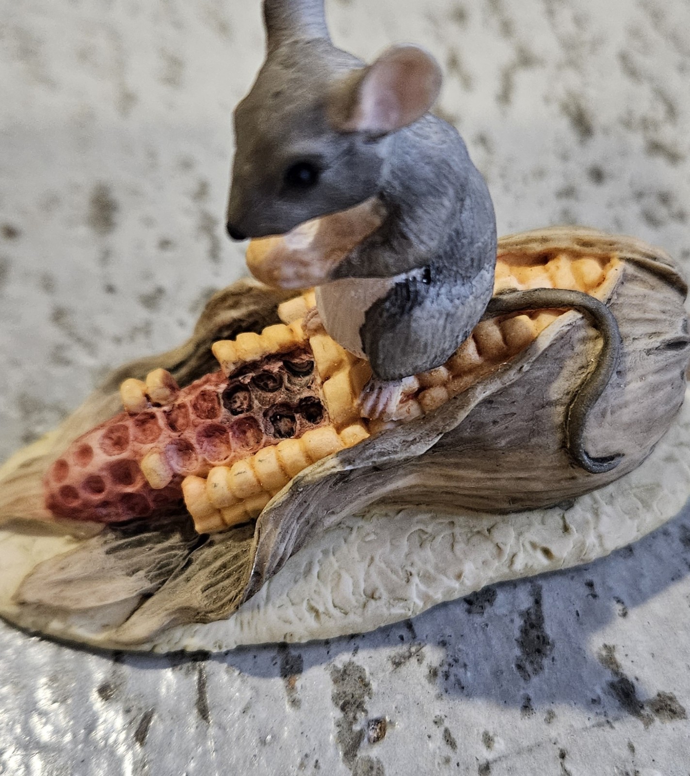 Lowell Davis RFD America Corn Crib Mouse Figurine Schmid