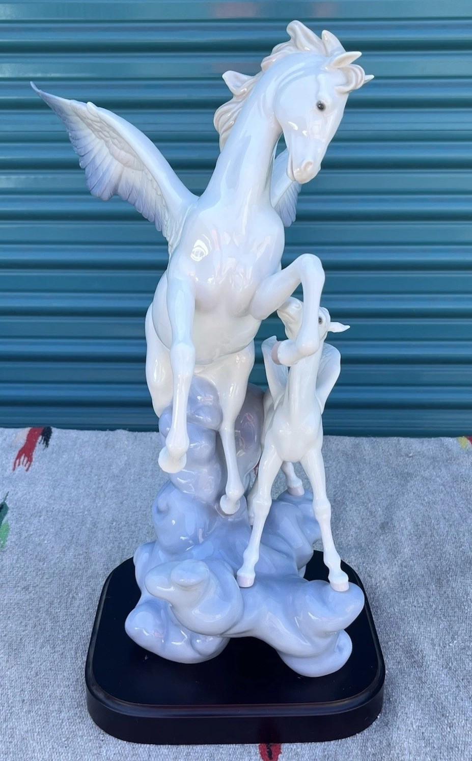 Lladro Pegasus #1778 Porcelain Figurine & Base LE 18″ Signed Fantasy & Legends