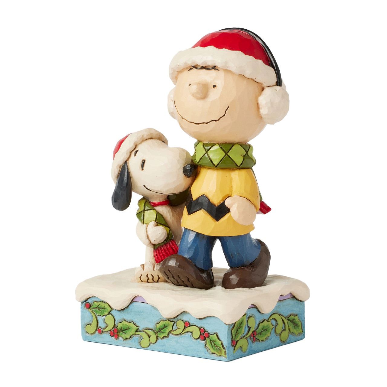 Jim Shore Peanuts Charlie & Snoopy Sharing A Scarf Figurine 6017237