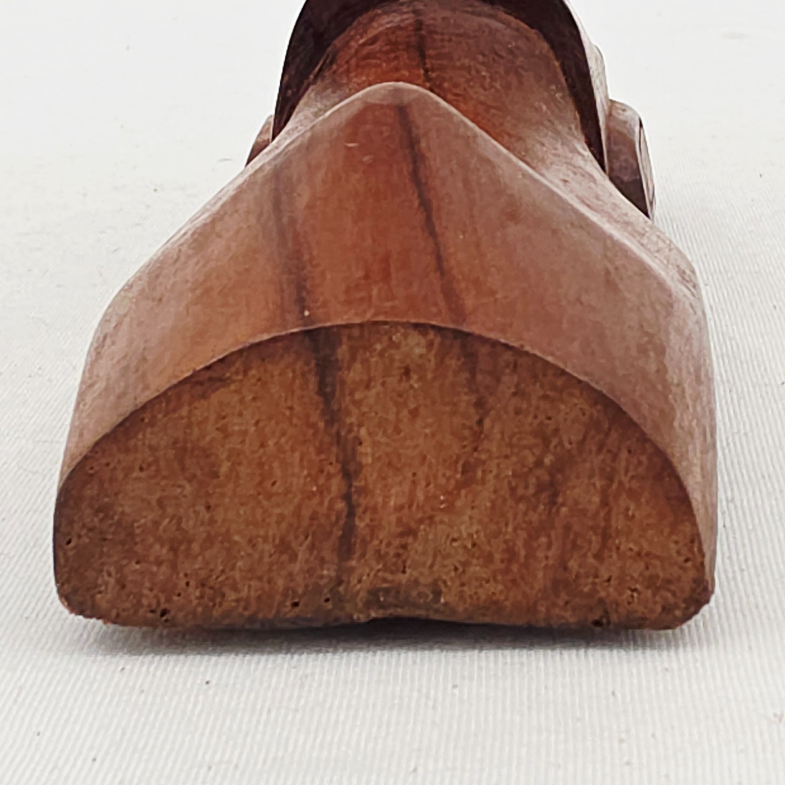 VTG Hand Carved Wooden Moai Style Figure 6.6” Easter Island Inspired