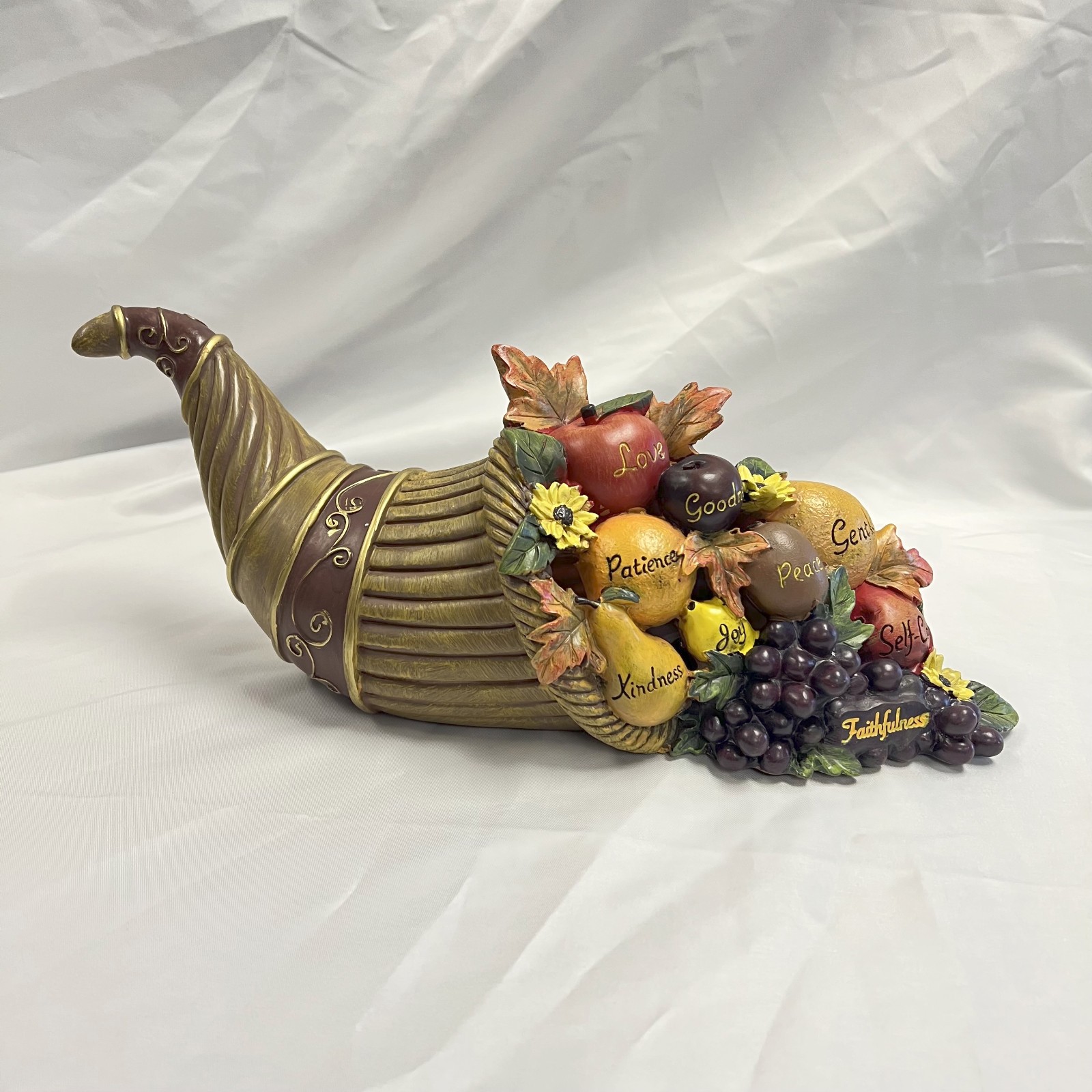 Collections Etc. Color Changing Cornucopia Centerpiece