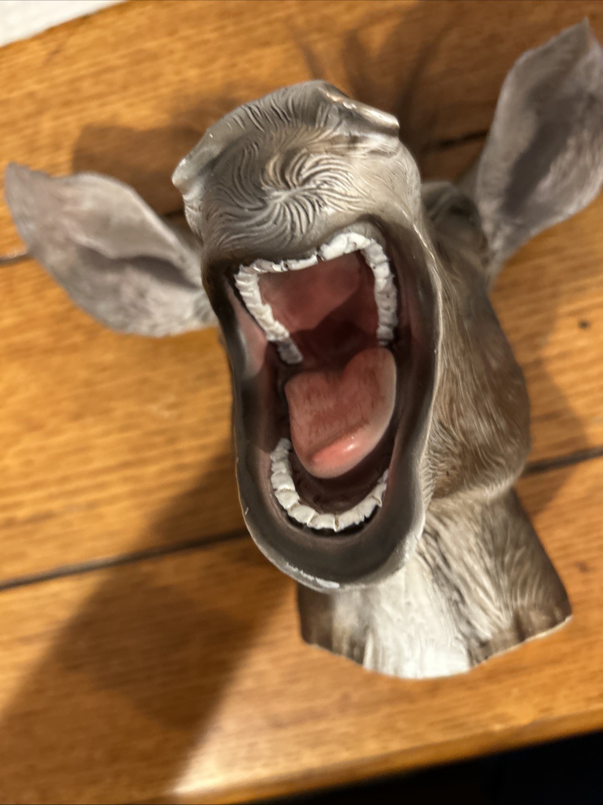7″ Polyresin Laughing Donkey Mule Ass Head bust Paperweight