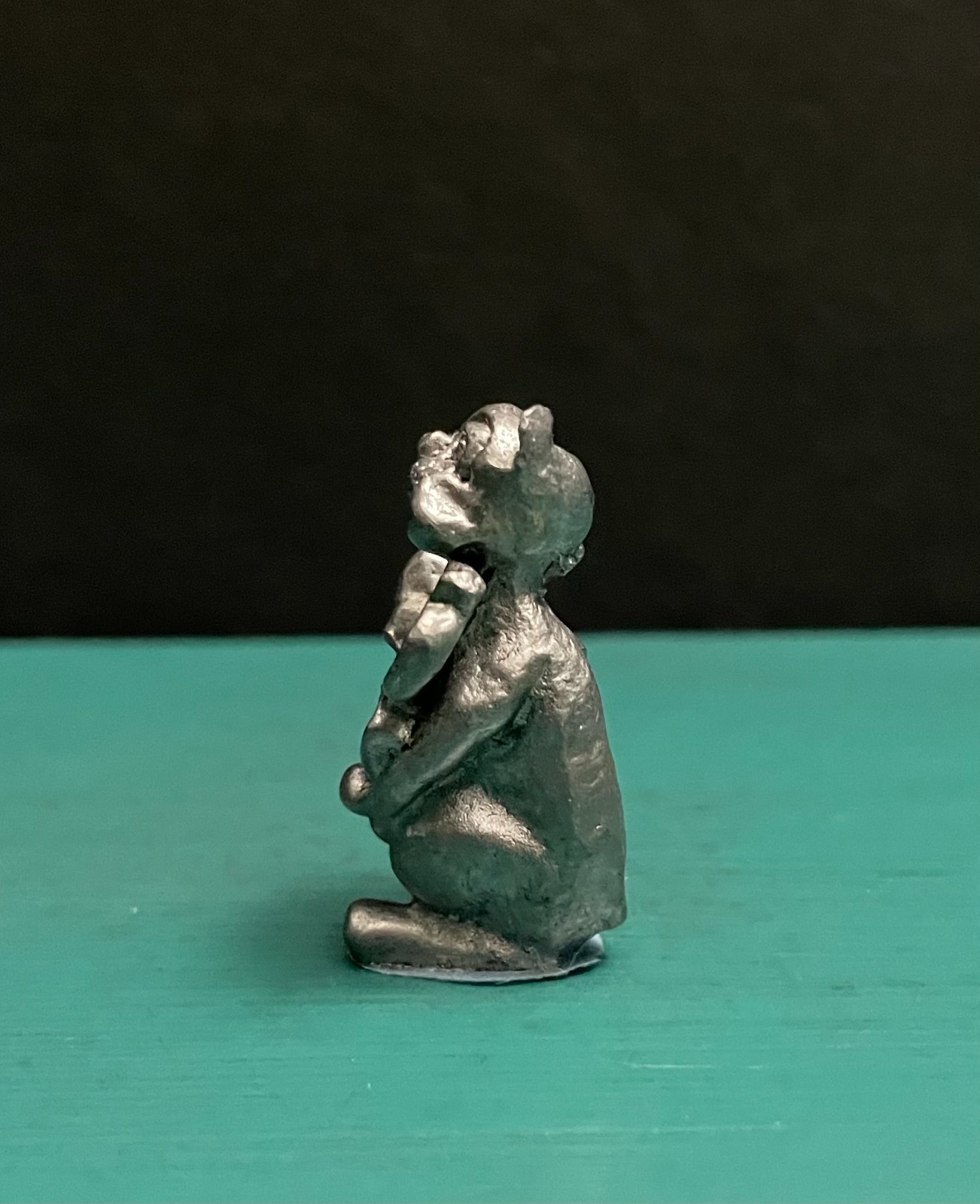 HTF Michael Ricker Pewter Peewee Cat Fiddle Violin Orchestra Band Music Figurine