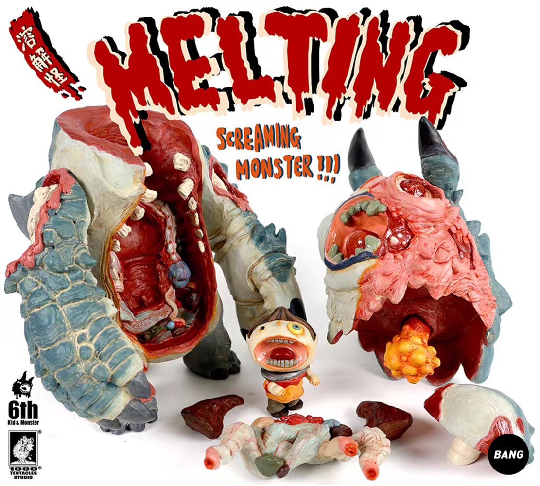 1000TENTACLES Studio Screaming Monster Limited Collectibles Fashion Figure NEW