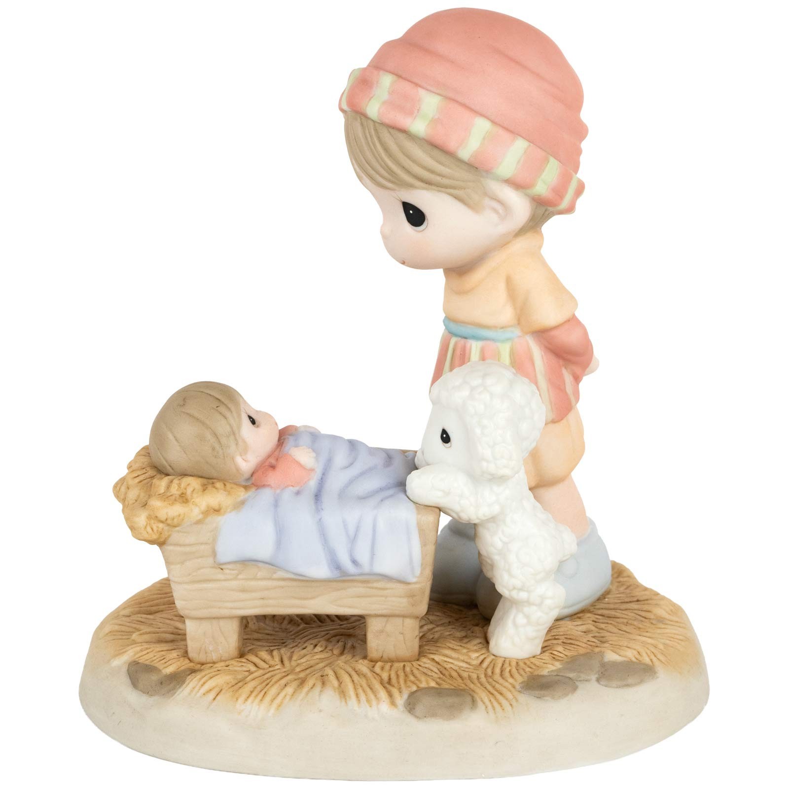 Precious Moments Shepherd Boy Baby Jesus Nativity Figurine 101049 Porcelain New