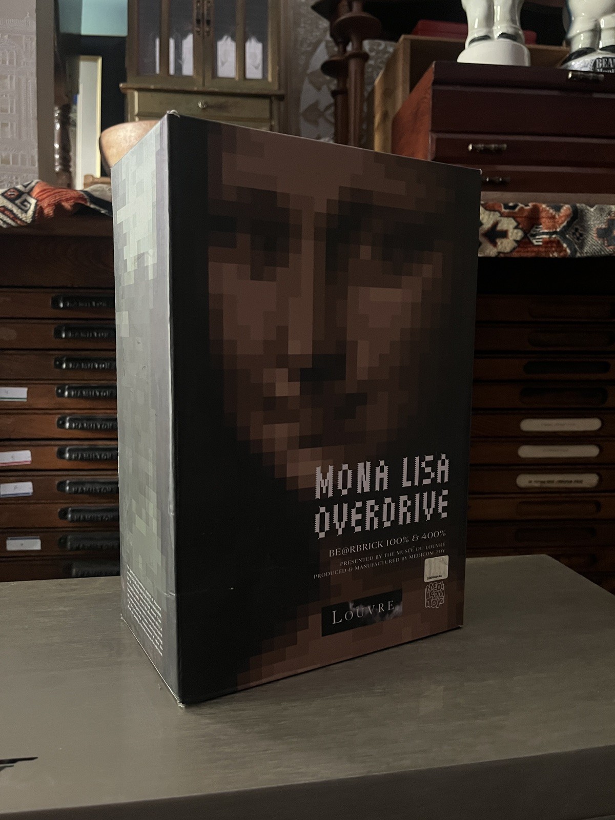 BE@RBRICK MONA LISA OVERDRIVE 100% 400% NIB Toy Medicom 2022