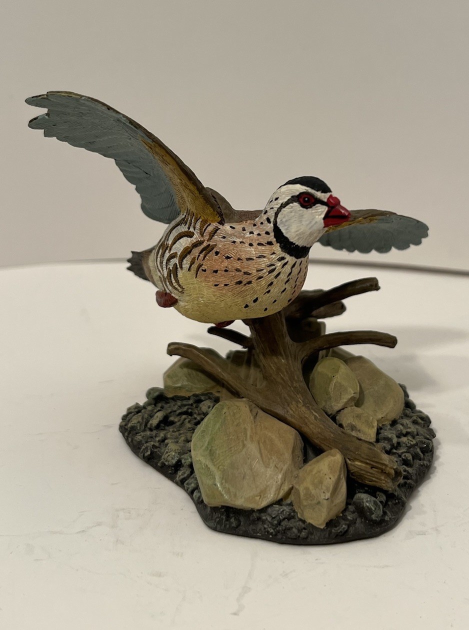 1989 Franklin Mint – A.J. Rudisill Gamebirds Of the World – Red Legged Partridge