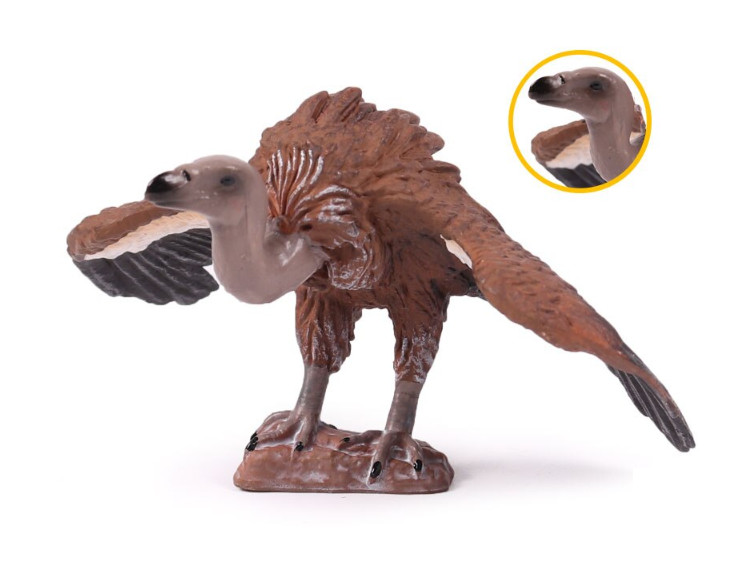 8cm Vulture Bird PVC Toy Wild Animal Figure Doll Kids Gift