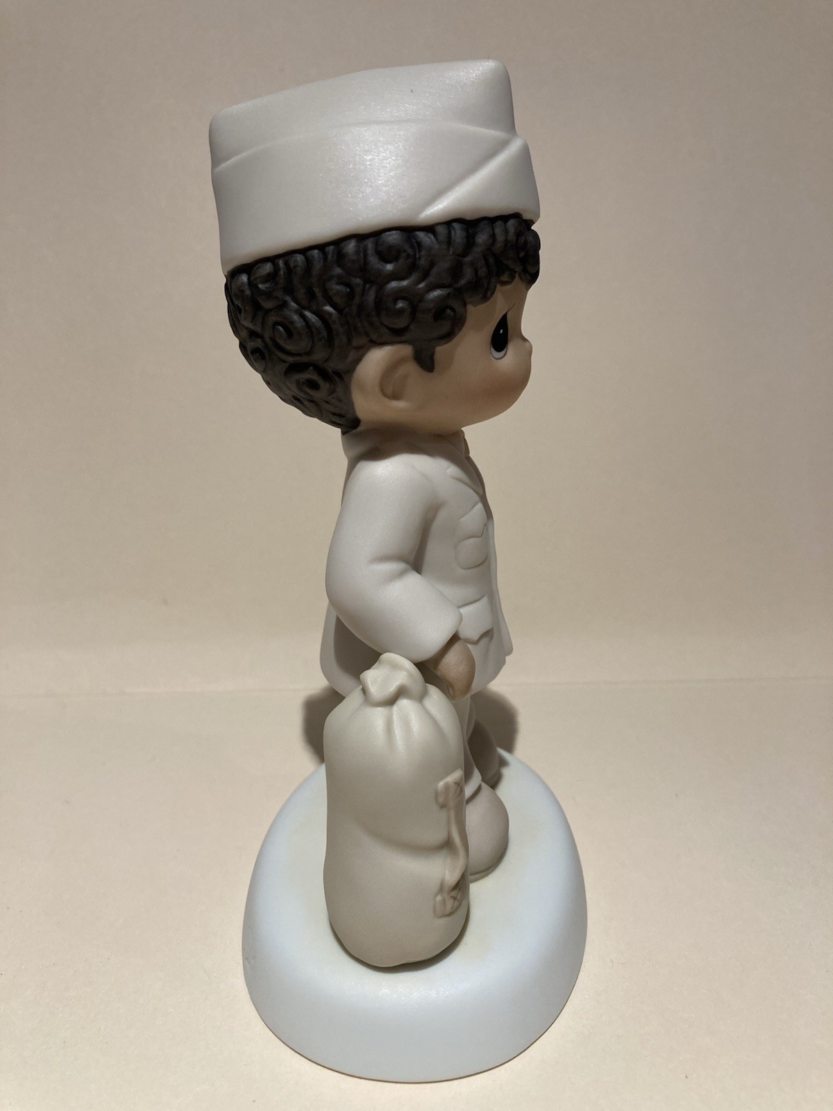 Enesco Precious Moments African American Soldier Army Figurine Mint W Box