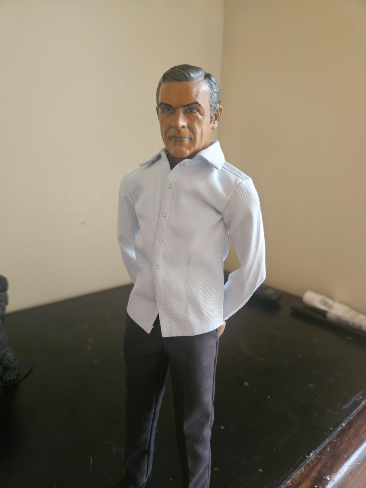 12 inch Diamonds are forever Bond 007 custom/ hand painted figure