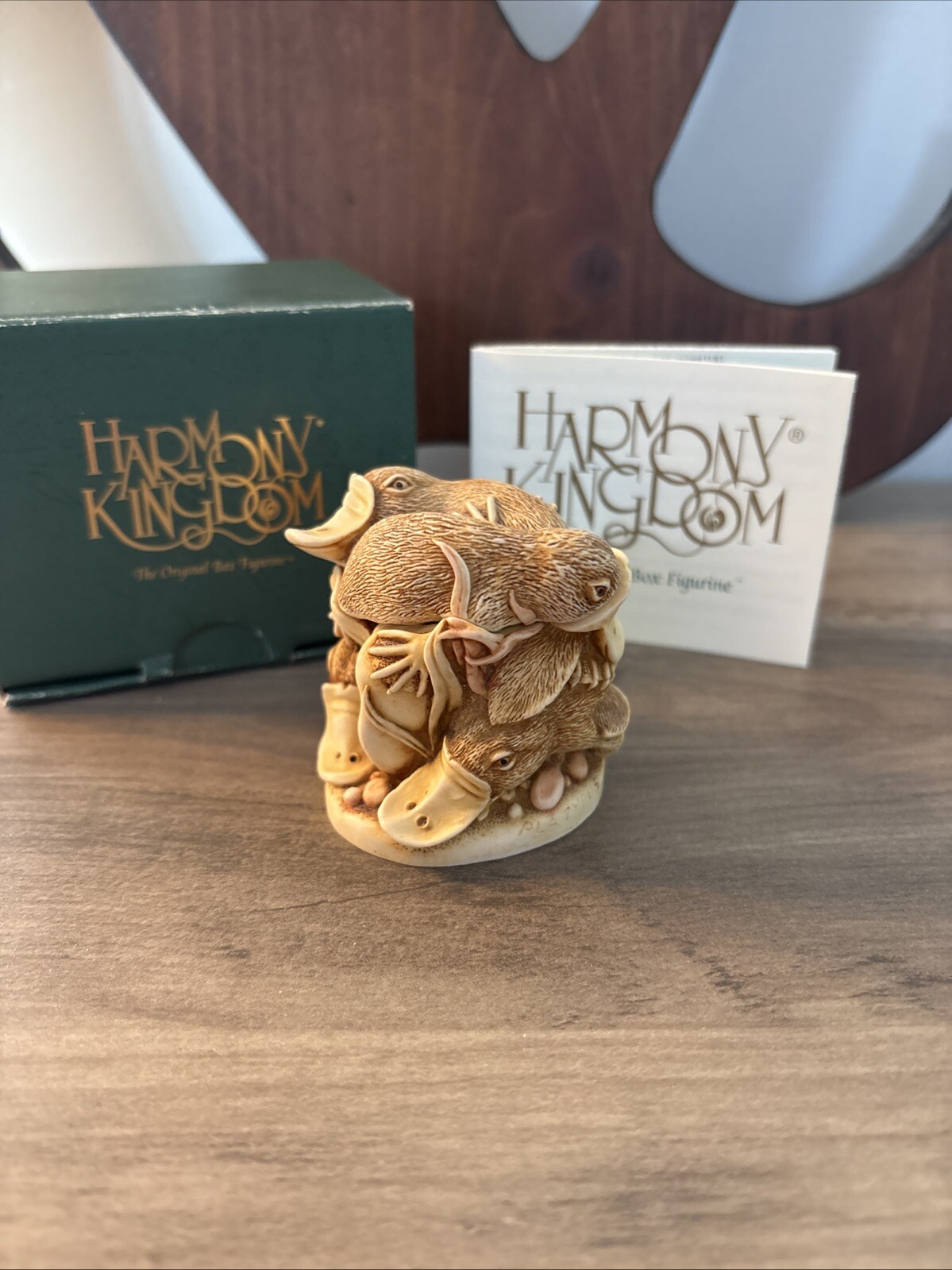 Harmony Kingdom Box Figurine Down Under Trinket Box 1997 Platypus