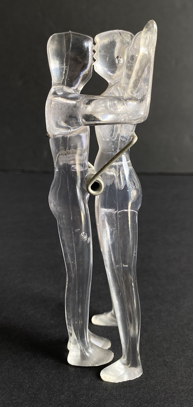 Vintage Adult Lovers 5″ Clothes Pin Figurines – Unique Clothes Pin Art – Working