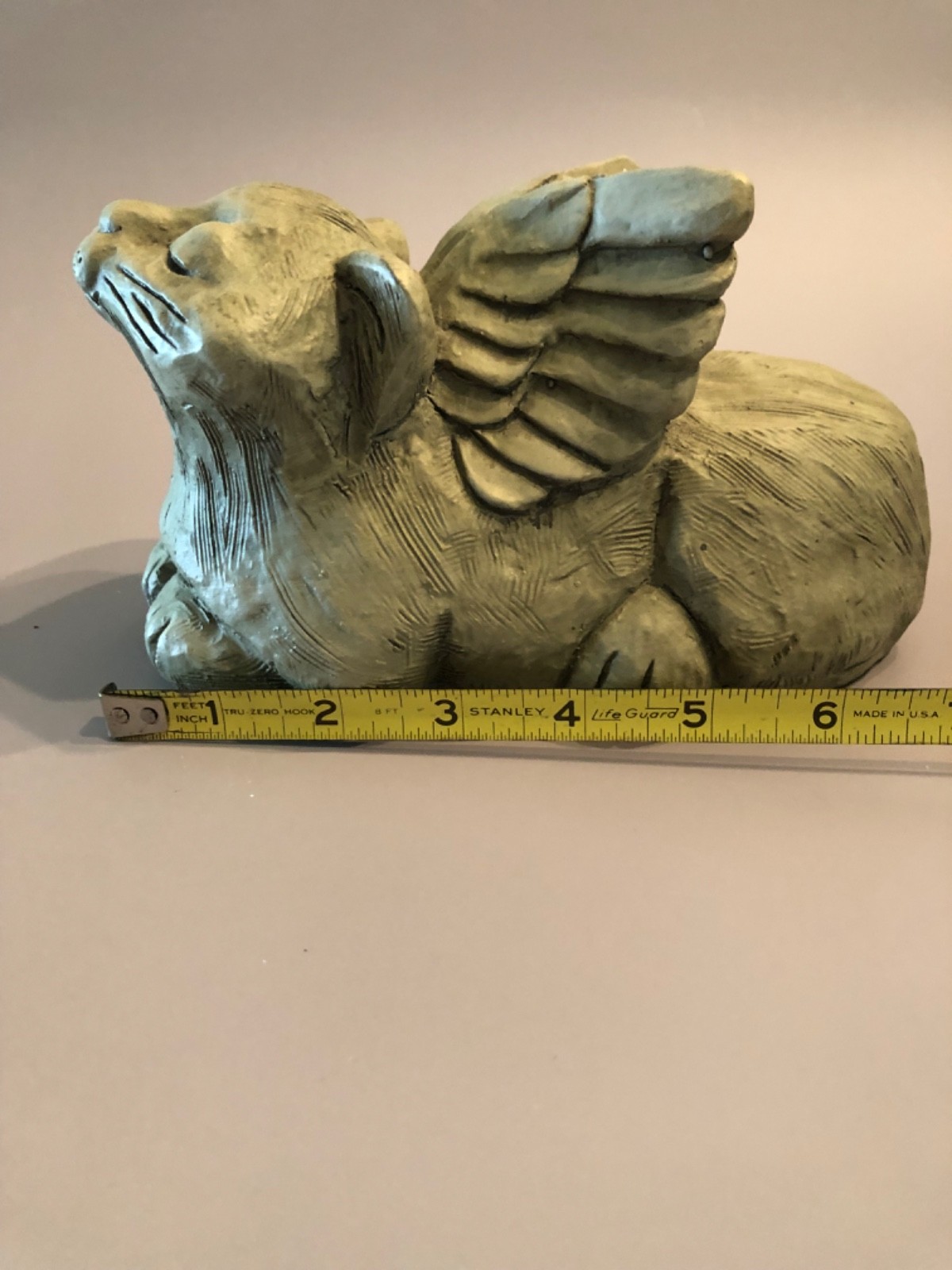 ANGEL CAT W/ Wings Memorial Indoor Outdoor Figurine-Stone Bunny
