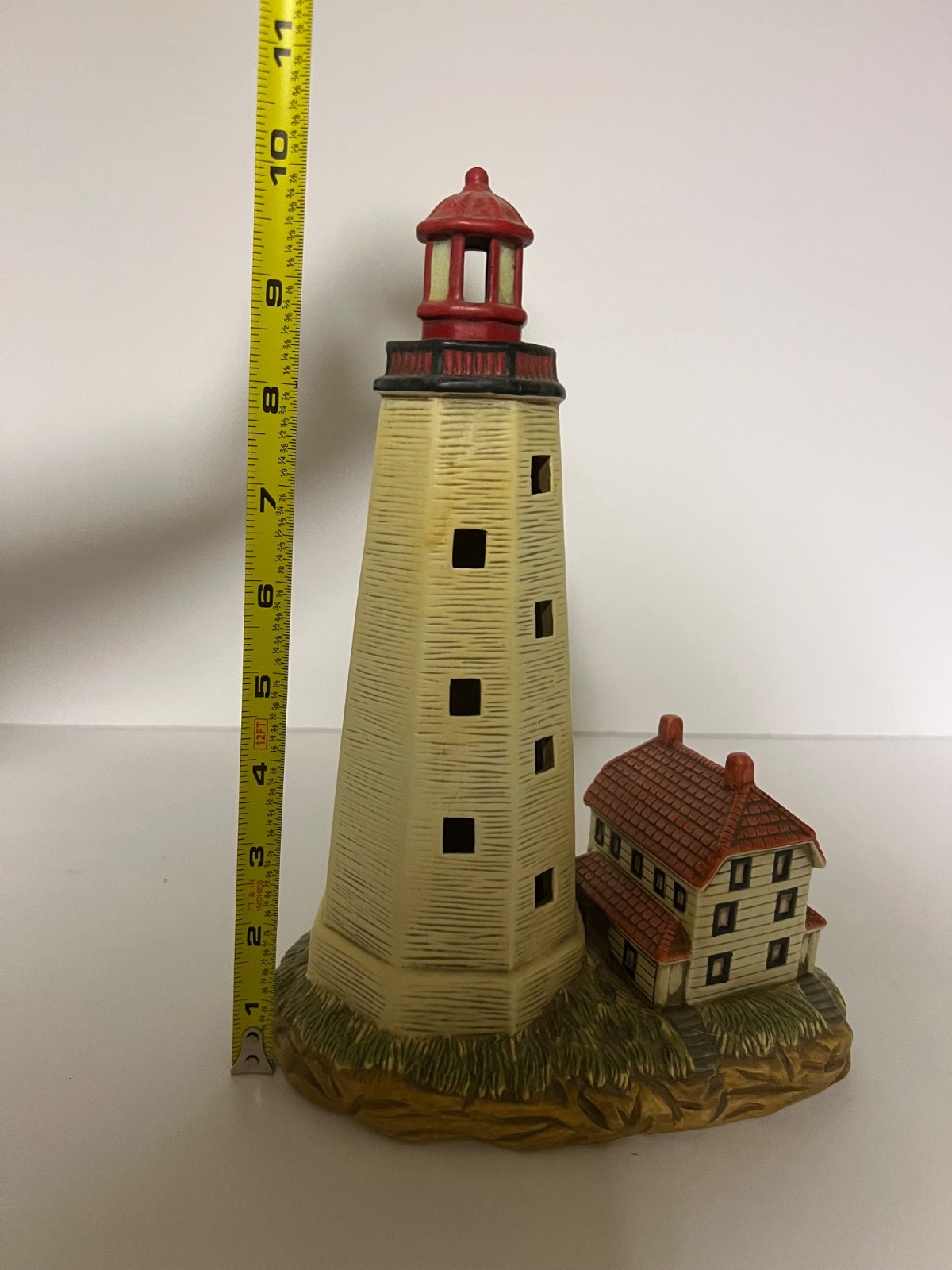 NO CORD VINTAGE: LEFTON “1764 SANDY HOOK” LIGHTHOUSE COLLECTION ~~ Ca. 1991
