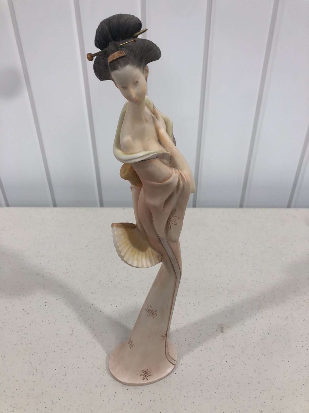 Asian Oriental Geisha Figurine Statue 13 1/2 “