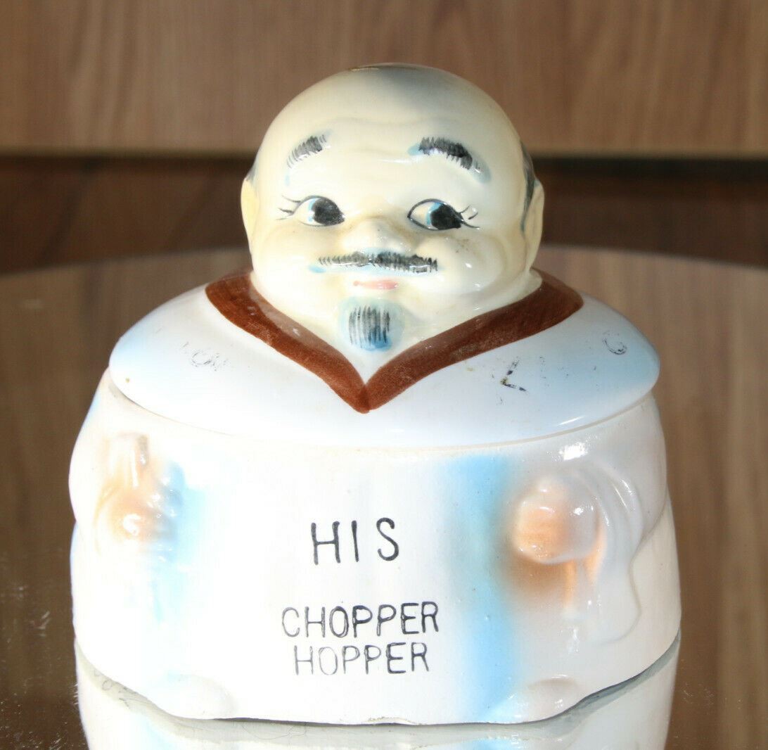 vtg Bone China porcelain CHOPPER HOPPER from estate sale unsure age1950 or 60’s