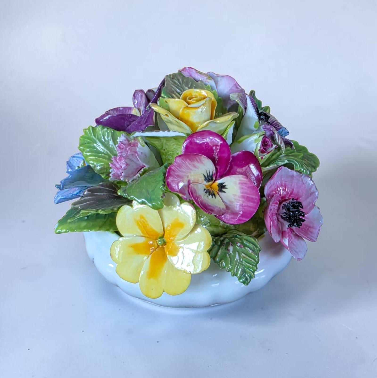 Coalport Bone China Floral Bouquet Porcelain Arrangement England