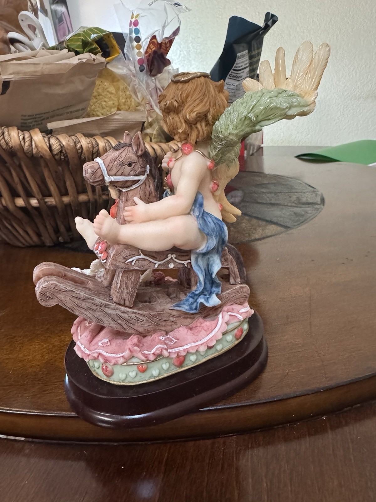 Turtle King Corp “De Elina” Angel on Rocking Horse